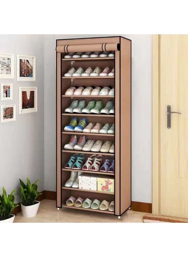 Huitich 9 Tiers Shoe Rack With Dustproof Closet Shoe Storage Organizer - Image 2